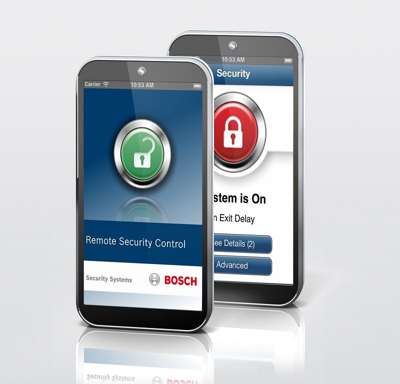 bosch amax, app, συναγερμός bosch