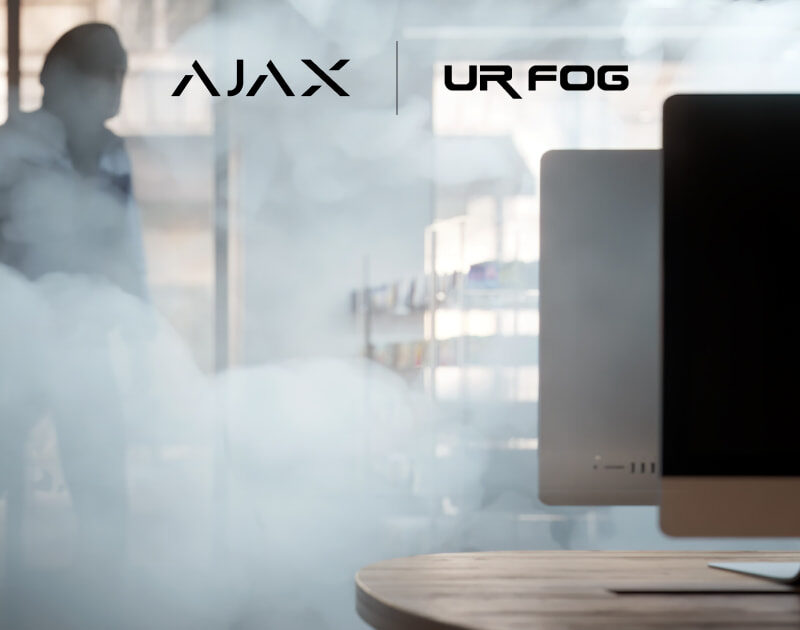 ajax alarm system, fogging system, URfog, ομίχλη καπνού